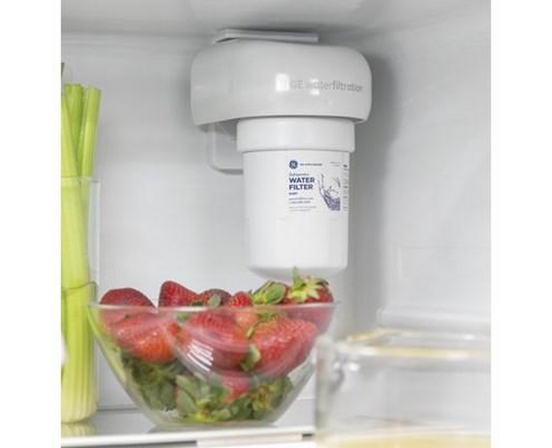 GE 33-Inch, 18.6 Cu. Ft. Counter-Depth French-Door Refrigerator With Ice Maker - GWE19JGLWW