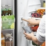 GE 33-Inch, 18.6 Cu. Ft. Counter-Depth French-Door Refrigerator With Ice Maker - GWE19JGLWW
