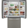 GE 33-Inch, 18.6 Cu. Ft. Counter-Depth French-Door Refrigerator - GWE19JMLES