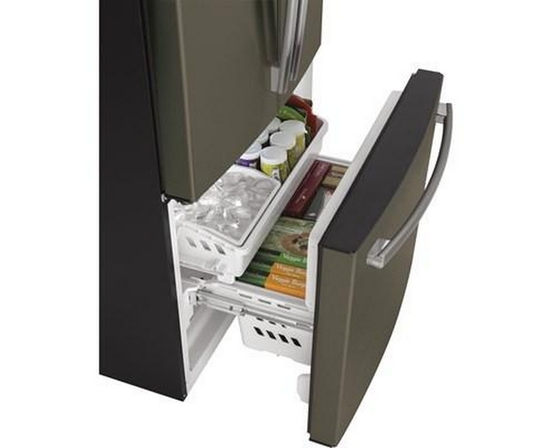 GE 33-Inch, 18.6 Cu. Ft. Counter-Depth French-Door Refrigerator - GWE19JMLES