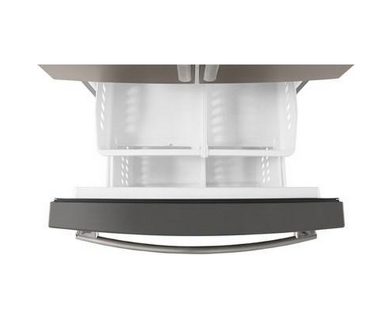 GE 36-Inch, 25.6 Cu. Ft. French 3-Door Refrigerator - GFE26JMMES