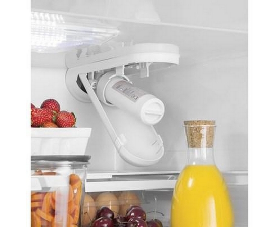 GE 36-Inch, 27 Cu.Ft. Freestanding French 3-Door Refrigerator With Internal Water Dispenser - GNE27JMMES