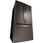 GE 36-Inch, 27 Cu.Ft. Freestanding French 3-Door Refrigerator With Internal Water Dispenser - GNE27JMMES