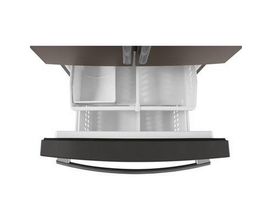 GE 36-Inch, 27 Cu.Ft. Freestanding French 3-Door Refrigerator With Internal Water Dispenser - GNE27JMMES