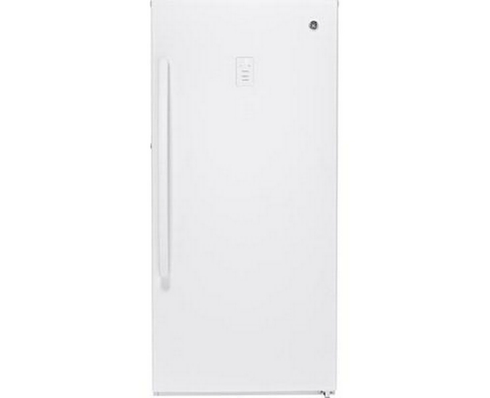 GE 14.1 Cu.Ft. Upright Freezer With Turbo Freeze - FUF14SMRWW