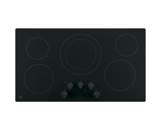 GE 36-Inch Built-In Electric Cooktop - JP3036DLBB