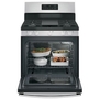 GE 30-Inch Freestanding Gas Range With Steam Clean - JCGBS66SEKSS