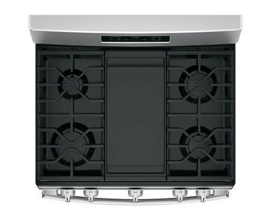 GE 30-Inch Freestanding Gas Range With Steam Clean - JCGBS66SEKSS