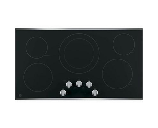 GE 36-Inch Built-In Electric Cooktop - JP3036SLSS