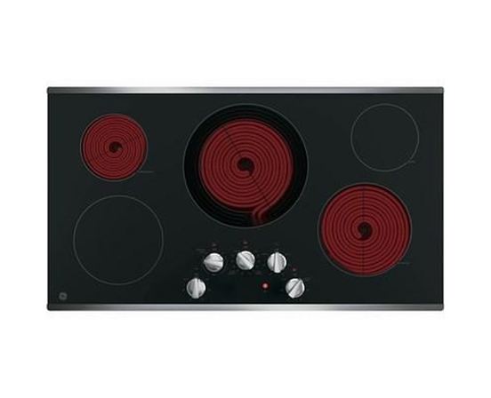 GE 36-Inch Built-In Electric Cooktop - JP3036SLSS