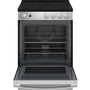 GE 24-Inch Freestanding Electric Range With Removable Backguard - JCAS640RMSS
