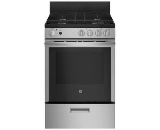 GE 24-Inch Freestanding Gas Range - JCGAS640RMSS
