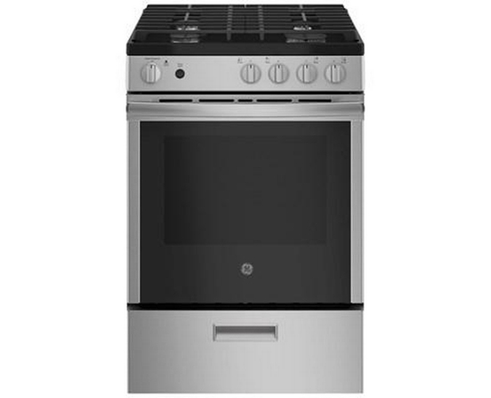GE 24-Inch Freestanding Gas Range - JCGAS640RMSS