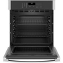 GE 27-Inch, 4.3 Cu. Ft. Built-In Single Wall Oven - JKS3000SNSS