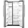 GE 36-Inch, 25.1 Cu.Ft. Freestanding Side-By-Side Refrigerator With Water And Ice Dispensing System - GSS25IYNFS