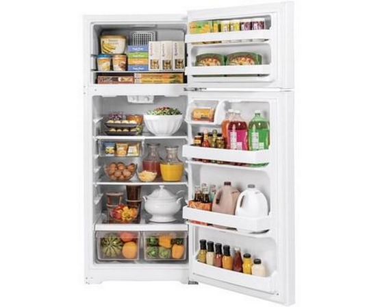 GE 16.6 Cu. Ft. Top Freezer Refrigerator - GTE17GTNRWW