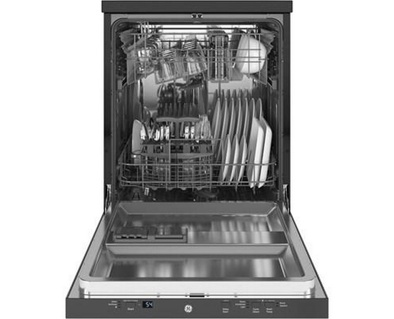 GE Portable Dishwasher With Sanitize Option - GPT225SSLSS