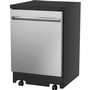 GE Portable Dishwasher With Sanitize Option - GPT225SSLSS
