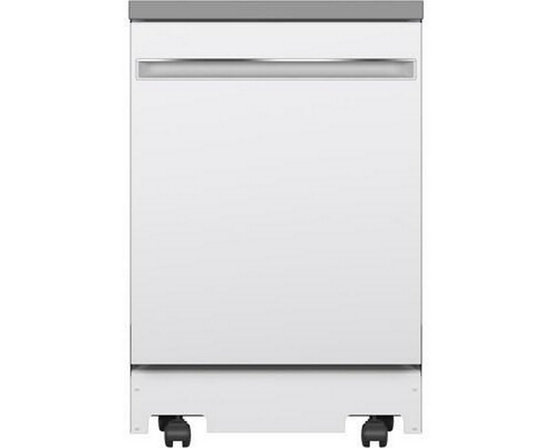 GE Portable Dishwasher With Sanitize Option - GPT225SGLWW