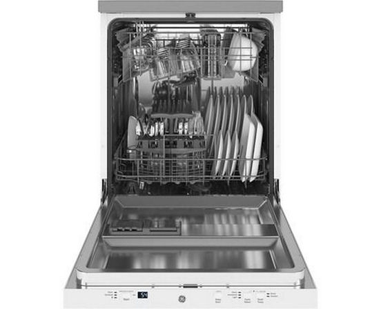 GE Portable Dishwasher With Sanitize Option - GPT225SGLWW