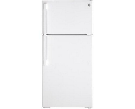 GE 28-Inch, 15.6 Cu.Ft. Freestanding Top-Freezer Refrigerator With Climatekeeper™ - GTE16DTNRWW