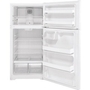 GE 28-Inch, 15.6 Cu.Ft. Freestanding Top-Freezer Refrigerator With Climatekeeper™ - GTE16DTNRWW