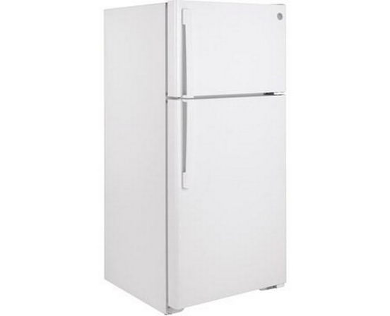 GE 28-Inch, 15.6 Cu.Ft. Freestanding Top-Freezer Refrigerator With Climatekeeper™ - GTE16DTNRWW