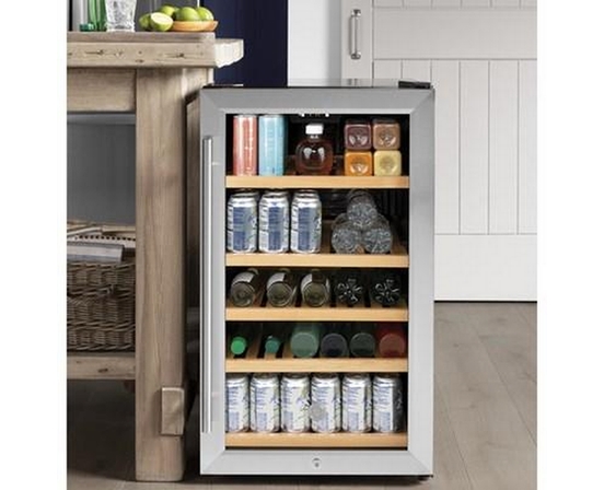 GE 4.1 Cu.Ft. Freestanding Beverage Center - GVS04BQNSS