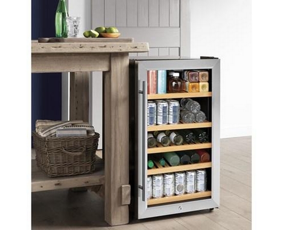 GE 4.1 Cu.Ft. Freestanding Beverage Center - GVS04BQNSS