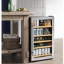 GE 4.1 Cu.Ft. Freestanding Beverage Center - GVS04BQNSS