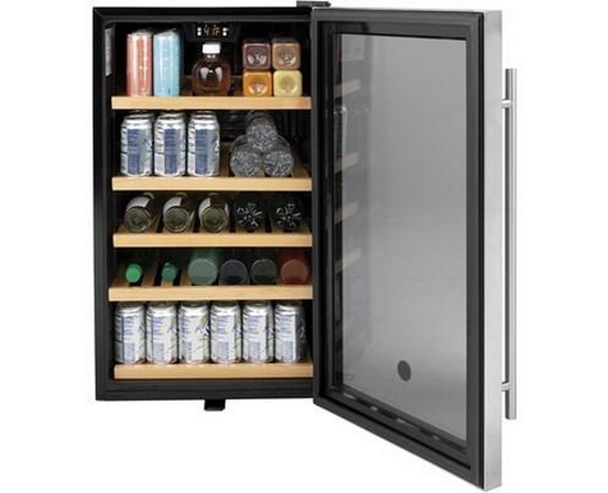 GE 4.1 Cu.Ft. Freestanding Beverage Center - GVS04BQNSS