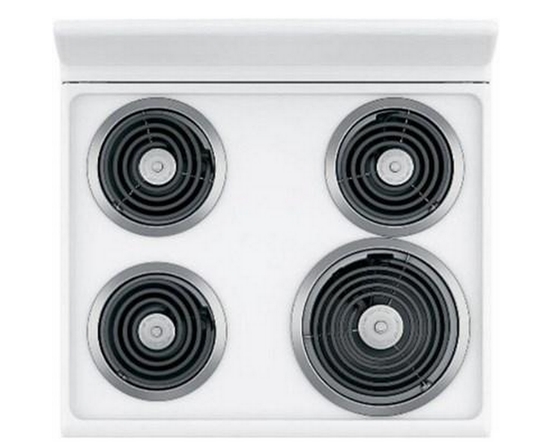 GE 24-Inch Freestanding Electric Range With Sensi-Temp Technology - JCAS300DMWW