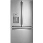 GE 36-Inch, 25.6 Cu.Ft. Freestanding French 3-Door Refrigerator With Multiflow Air System - GFE26JYMFS