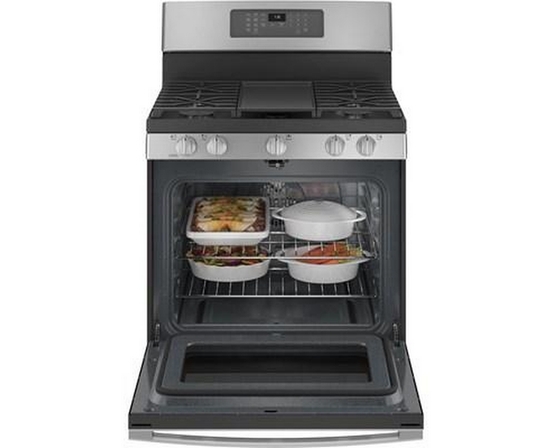 GE 30-Inch Freestanding Gas Range With Convection Technology - JCGB735SPSS