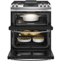 GE 30-Inch Slide-In Gas Range With True European Convection Technology - JCGSS86SPSS