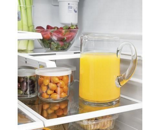 GE 33-Inch, 24.8 Cu. Ft. French 3-Door Refrigerator With Internal Water Dispenser - GNE25JYKFS