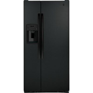 GE 33-Inch, 23 Cu. Ft. Side-By-Side Refrigerator With Water And Ice Dispensing System - GSS23GGPBB
