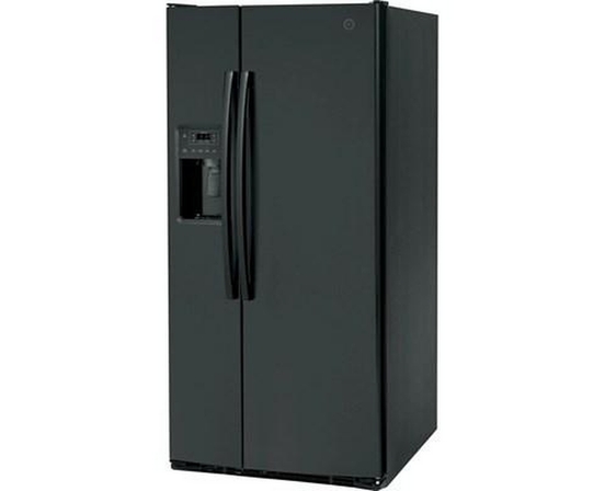 GE 33-Inch, 23 Cu. Ft. Side-By-Side Refrigerator With Water And Ice Dispensing System - GSS23GGPBB