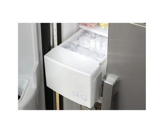 GE 33-Inch, 23 Cu. Ft. Side-By-Side Refrigerator With Water And Ice Dispensing System - GSS23GYPFS