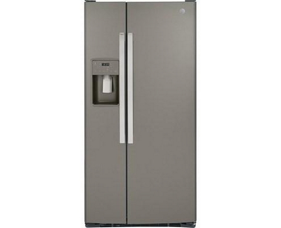 GE 33-Inch, 23 Cu. Ft. Side-By-Side Refrigerator With Water And Ice Dispensing System - GSS23GMPES