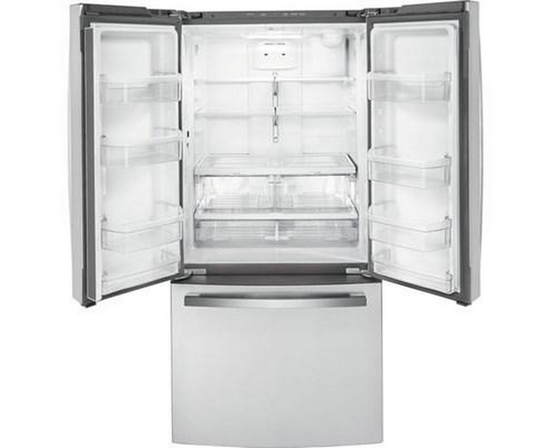 GE 33-Inch, 18.6 Cu. Ft. Counter-Depth French-Door Refrigerator - GWE19JYLFS
