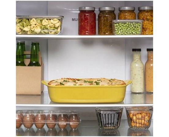 GE 32-Inch, 17.7 Cu.Ft. Counter-Depth Bottom Freezer Refrigerator With Led Lighting - GBE17HYRFS