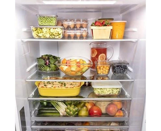 GE 32-Inch, 17.7 Cu.Ft. Counter-Depth Bottom Freezer Refrigerator With Led Lighting - GBE17HYRFS