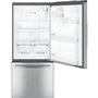 GE 30-Inch, 21 Cu.Ft. Freestanding Bottom Freezer Refrigerator With Interior Ice Maker - GDE21EYKFS
