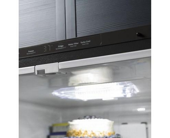 GE 30-Inch, 21 Cu.Ft. Freestanding Bottom Freezer Refrigerator With Interior Ice Maker - GDE21EYKFS