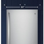 GE 33-Inch, 24.8 Cu.Ft. Freestanding Bottom Freezer Refrigerator With Interior Ice Maker - GDE25EYKFS