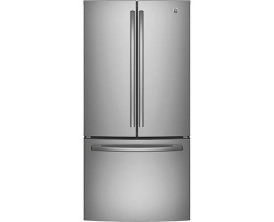 GE 33-Inch, 24.8 Cu. Ft. French 3-Door Refrigerator - GNE25DYRKFS