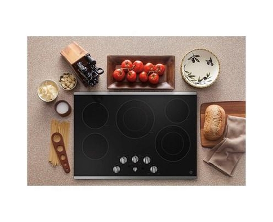 GE 30-Inch Built-In Electric Cooktop - JEP5030STSS