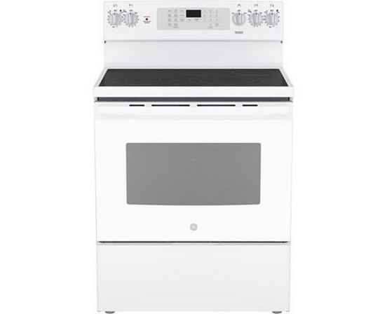 GE 30-Inch Freestanding Electric Range With Convection Technology - JCB840DVWW
