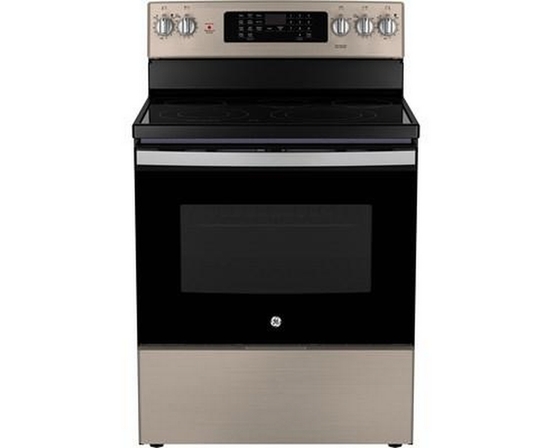 GE 30-Inch Freestanding Electric Range With True European Convection Technology - JCB840ETES